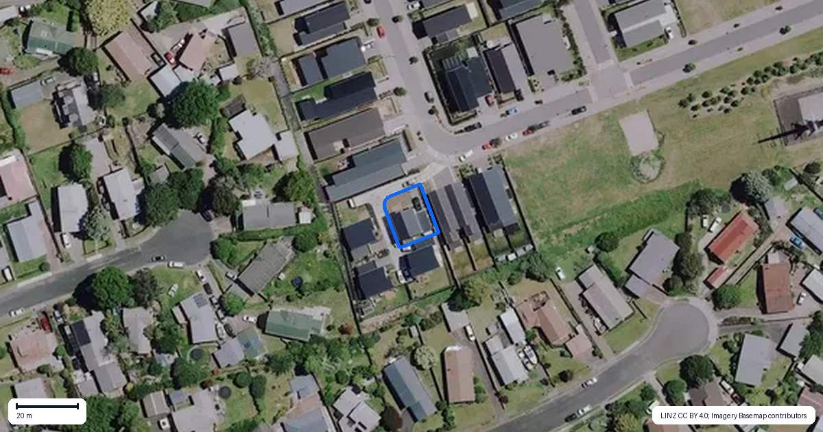 Property context map for 2/11 Musselwhite Terrace, Chartwell, Hamilton