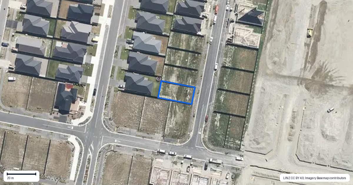 Property context map for 3 Lintott Street, Kaiapoi