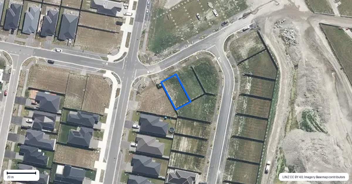 Property context map for 54 Isa Lei Road, Kaiapoi