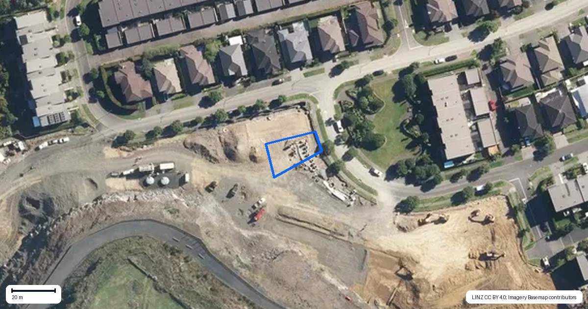 Property context map for 90 Korere Terrace, Stonefields, Auckland