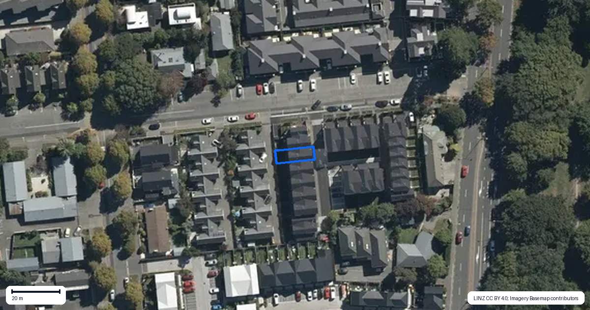 Property context map for 3/9 Ayr Street, Riccarton, Christchurch