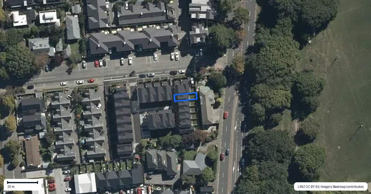 Property context map for 3/3 Ayr Street, Riccarton, Christchurch