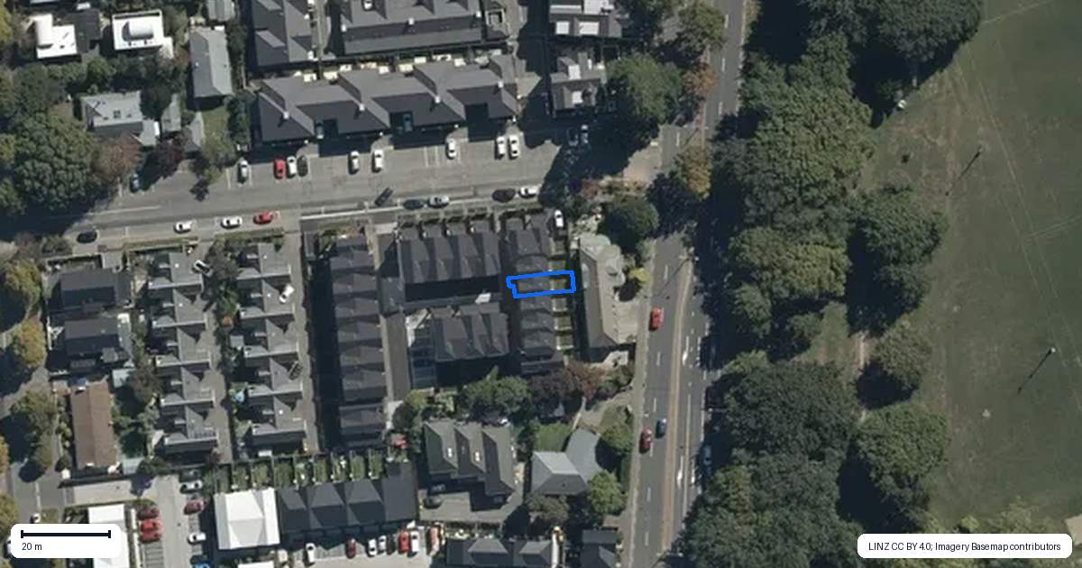 Property context map for 4/3 Ayr Street, Riccarton, Christchurch