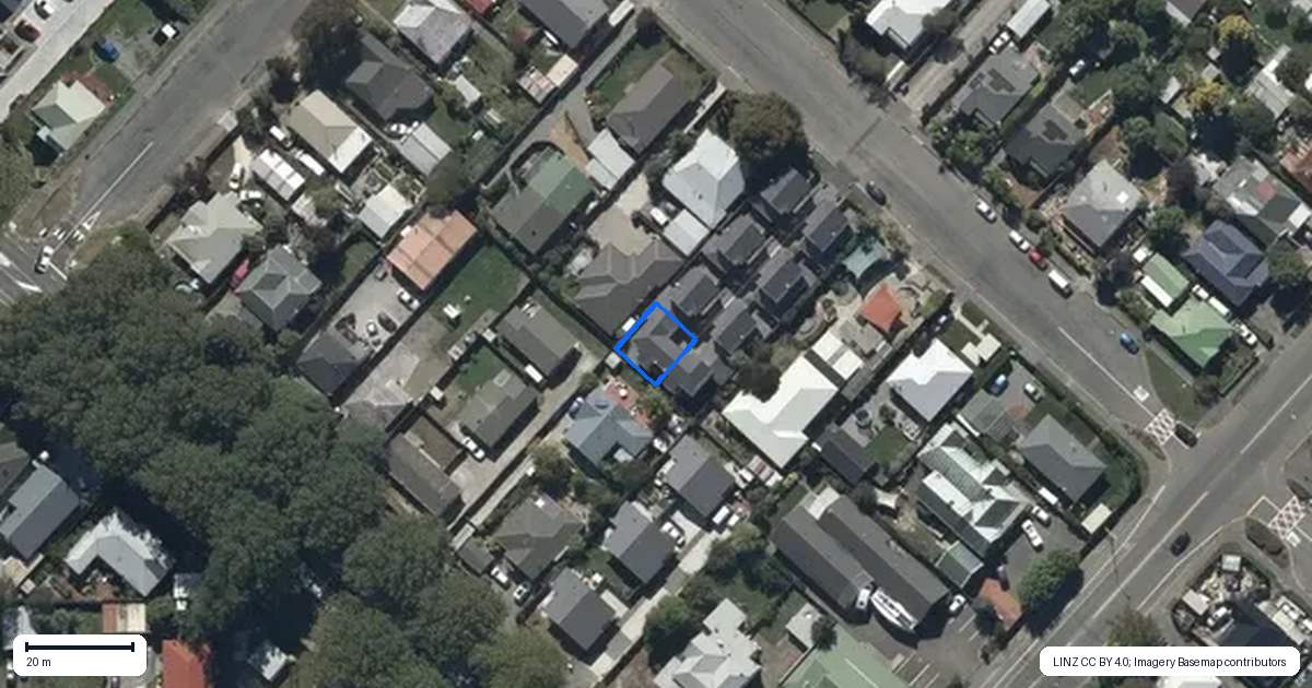 Property context map for 4/20 Rochester Street, Linwood, Christchurch