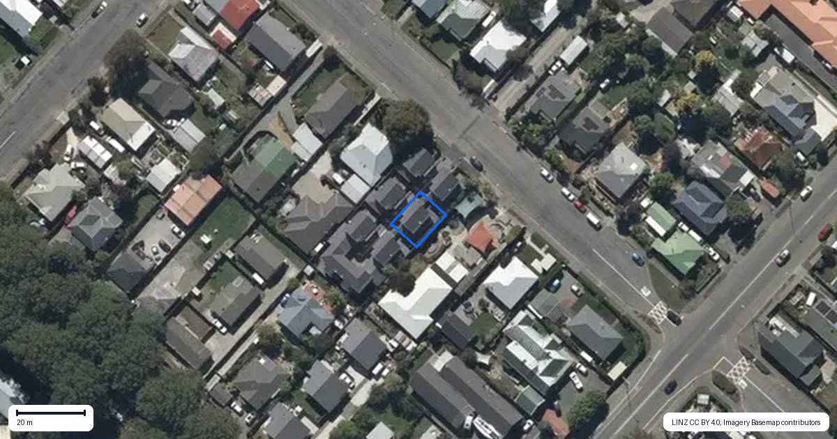 Property context map for 7/20 Rochester Street, Linwood, Christchurch