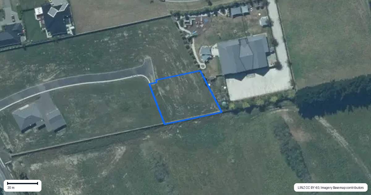 Property context map for 8 Soho Lane, West Melton