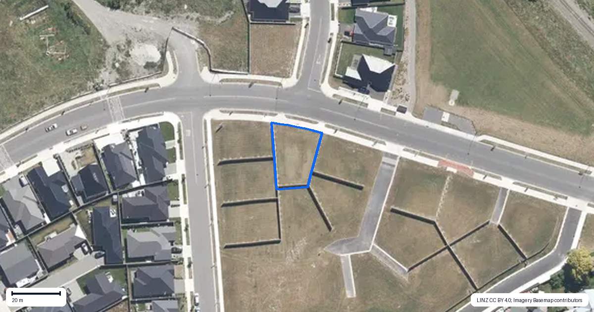 Property context map for 88 Silverstream Boulevard, Kaiapoi