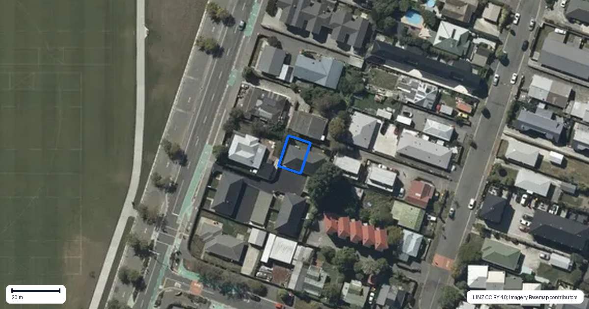 Property context map for 5/422 Wilsons Road North, Waltham, Christchurch