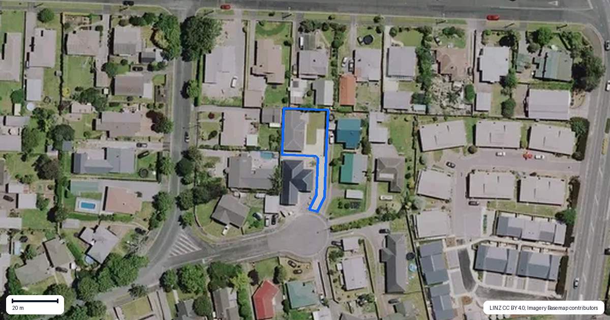 Property context map for 3B Griffiths Place, Claudelands, Hamilton