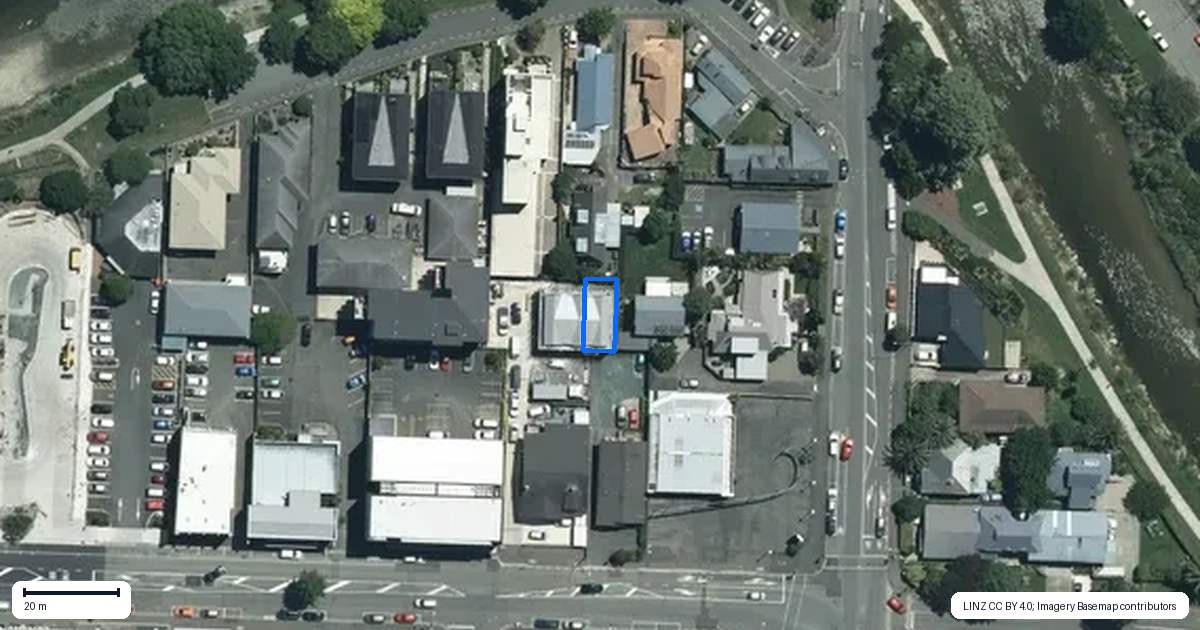 Property context map for 53C Halifax Street, Nelson