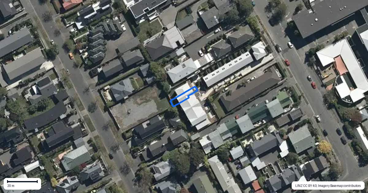 Property context map for 6/17 Winchester Street, Merivale, Christchurch