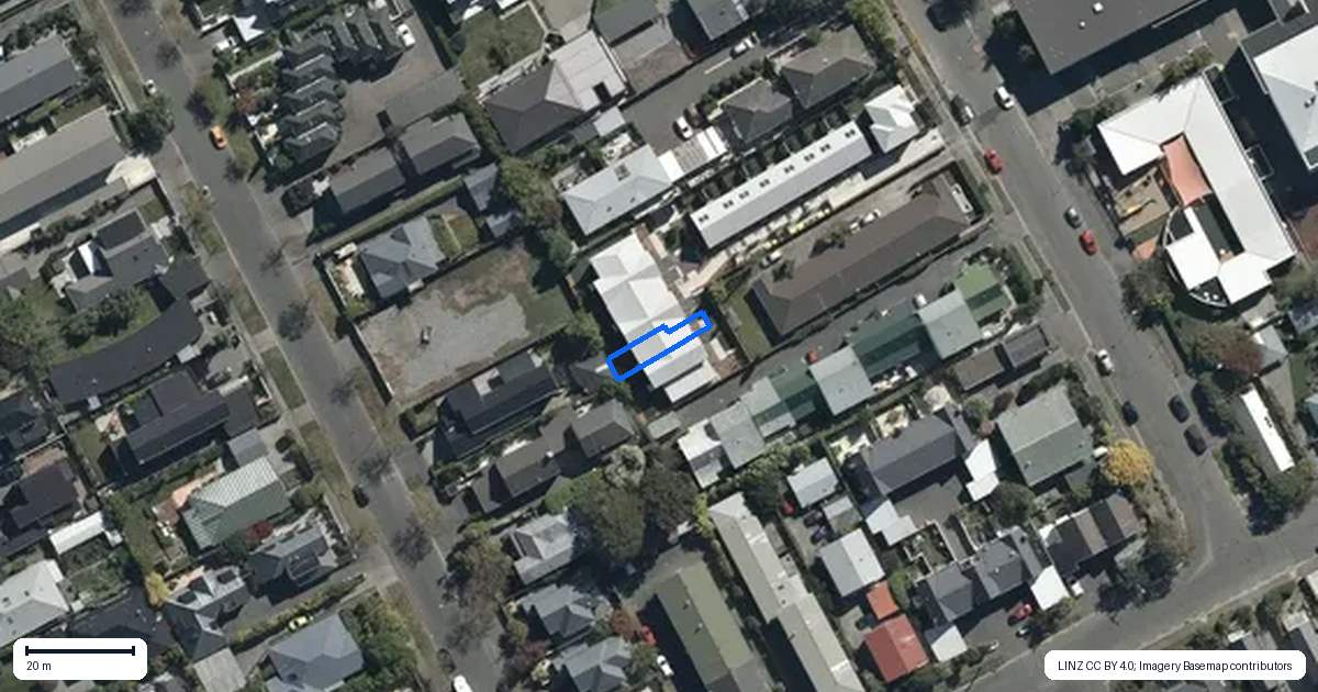 Property context map for 3/17 Winchester Street, Merivale, Christchurch