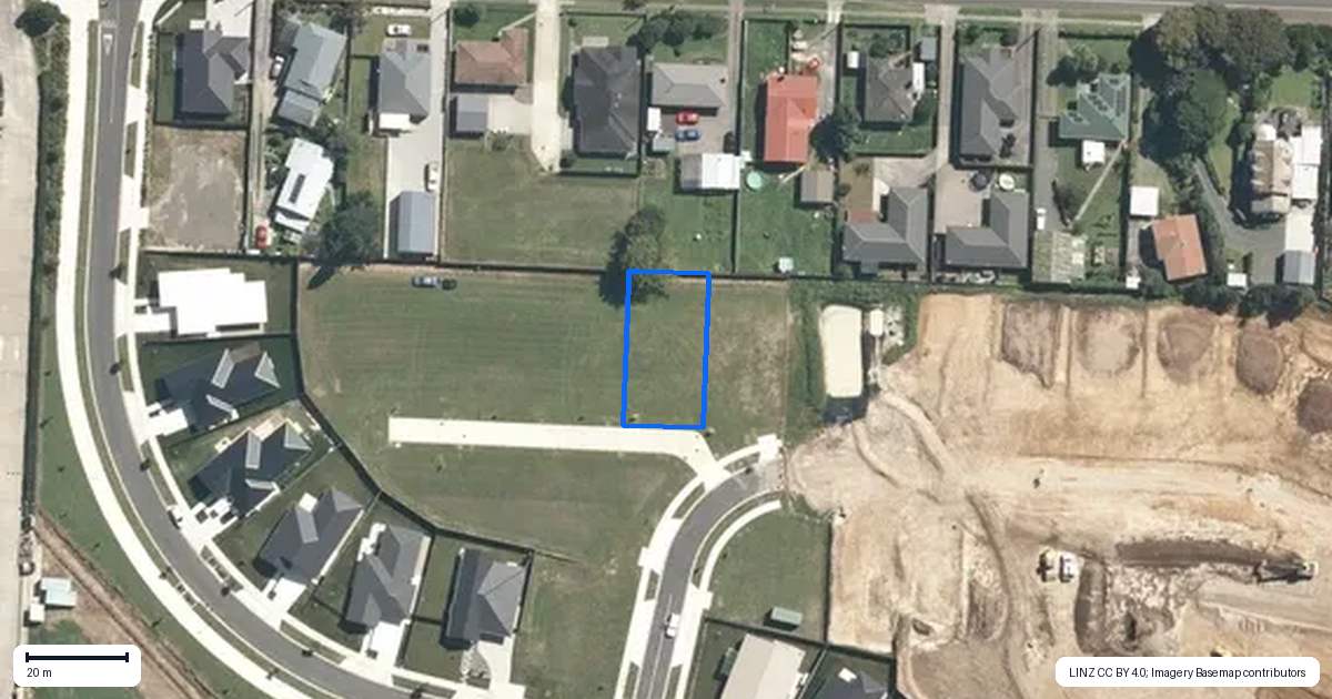 Property context map for 10 Dairy Lane, Te Awamutu