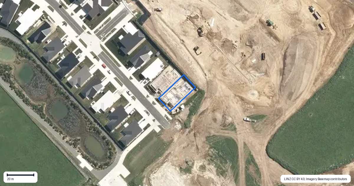 Property context map for 381 Waipiko Drive, Te Awamutu