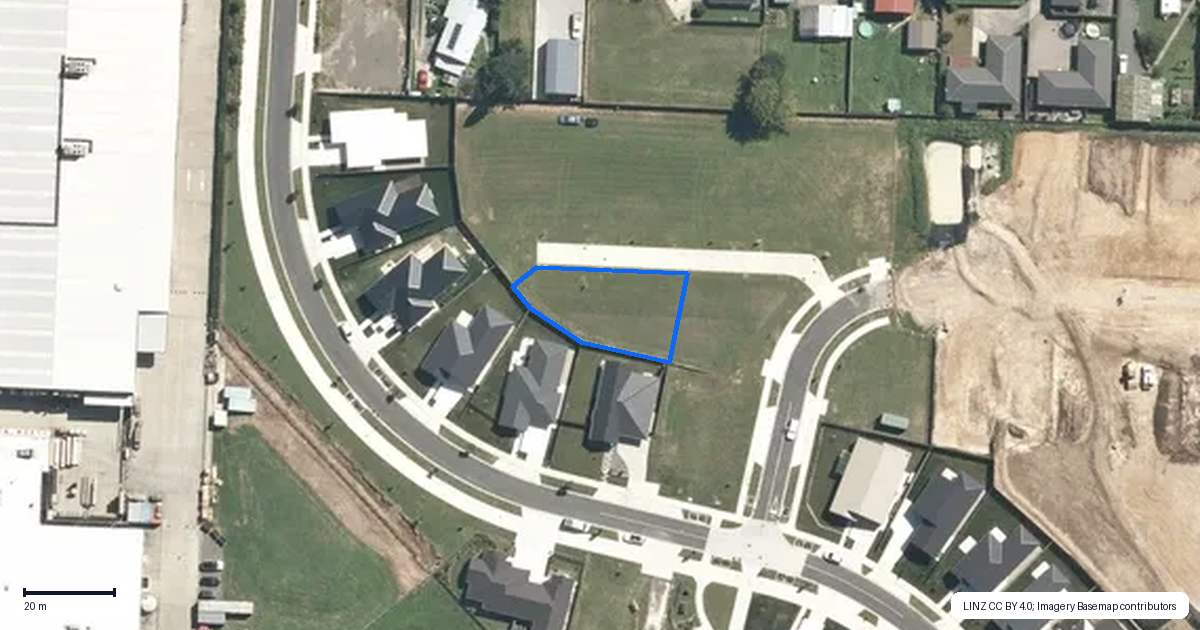 Property context map for 31 Dairy Lane, Te Awamutu