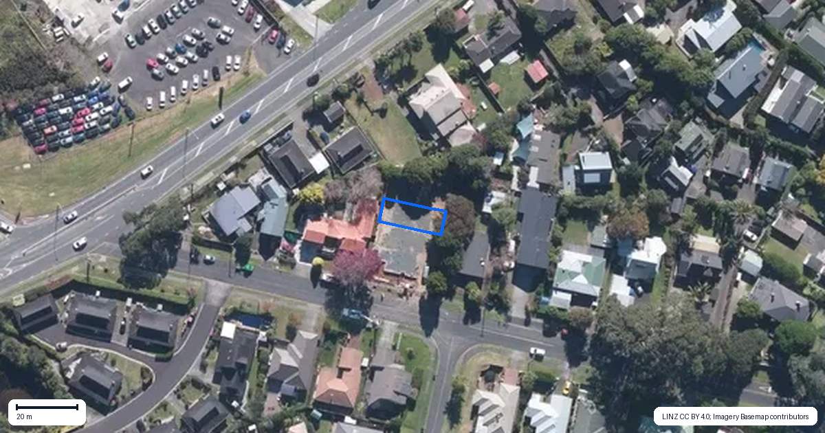 Property context map for 13C Williams Road, Hobsonville, Auckland
