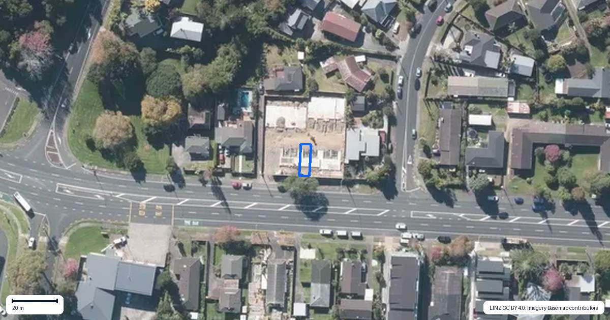 Property context map for 3/632 Pakuranga Road, Howick, Auckland
