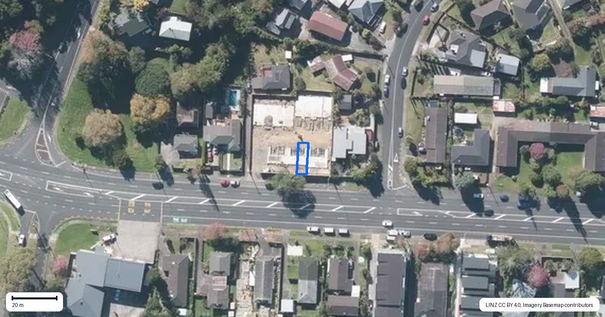 Property context map for 4/632 Pakuranga Road, Howick, Auckland