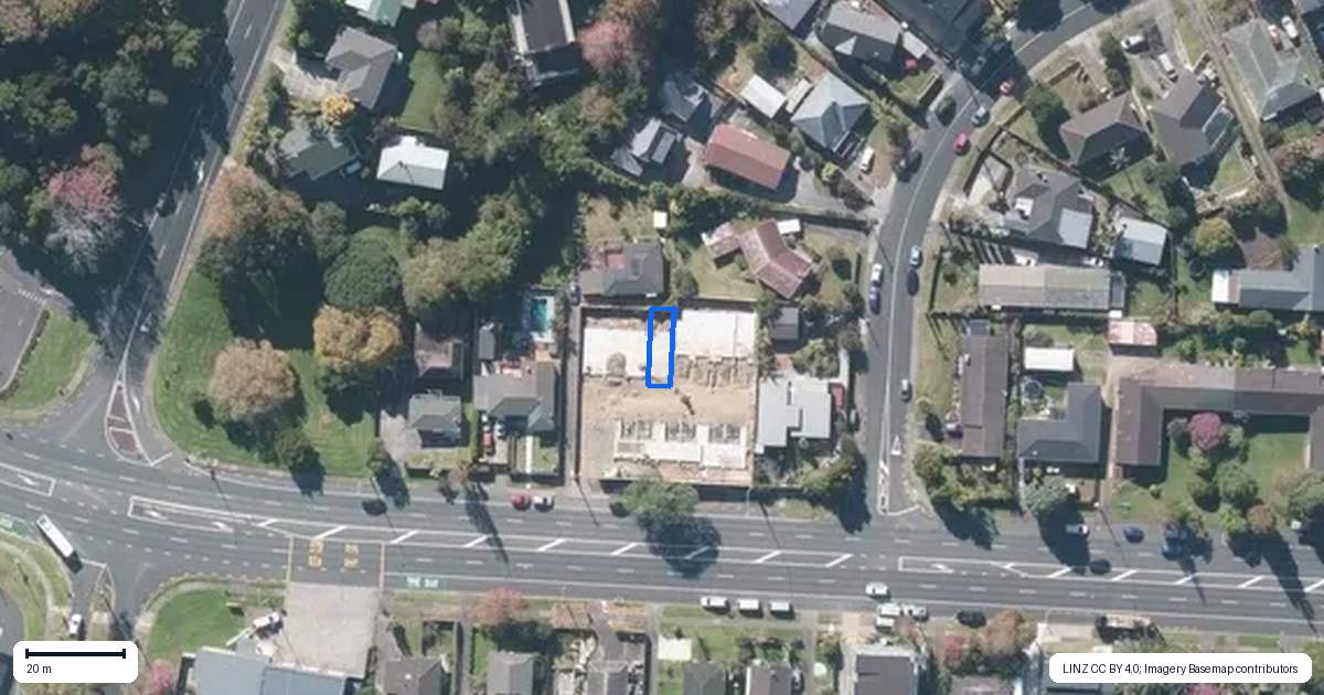Property context map for 4/630 Pakuranga Road, Howick, Auckland