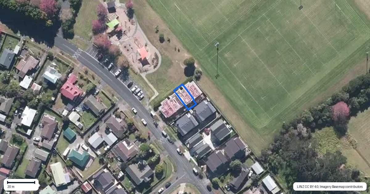 Property context map for 21C Granville Drive, Massey, Auckland