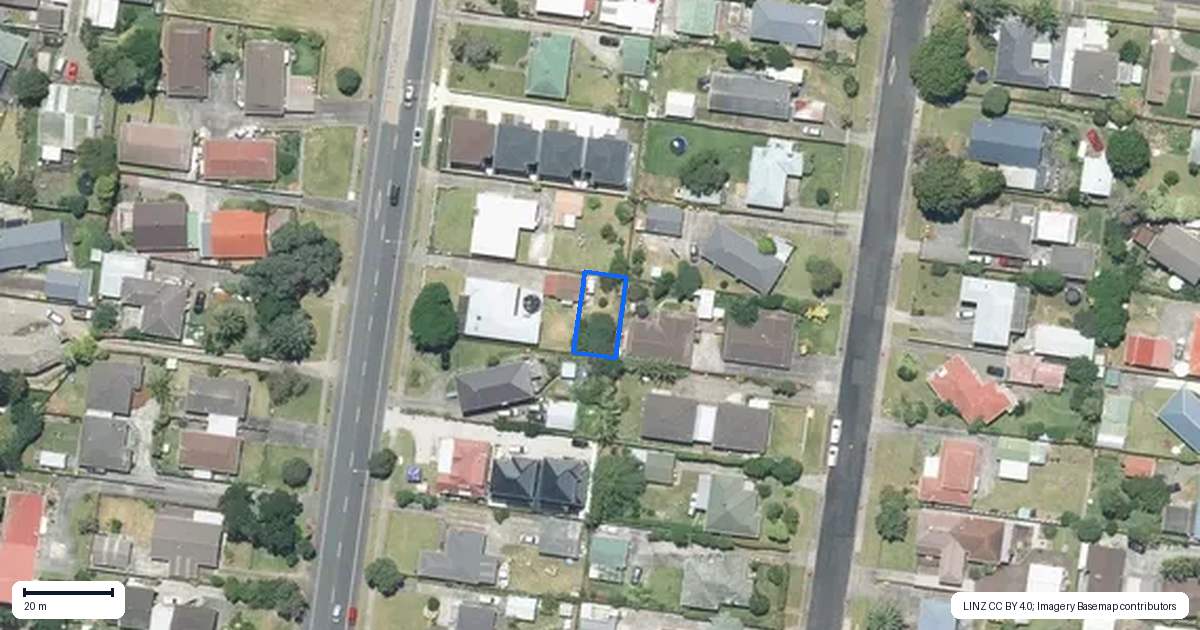 Property context map for 538E Weymouth Road, Weymouth, Auckland