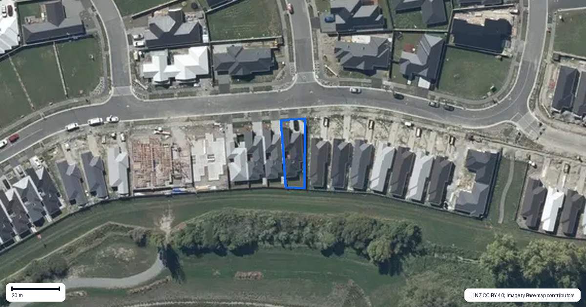 Property context map for 76A River Stone Drive, Halswell, Christchurch