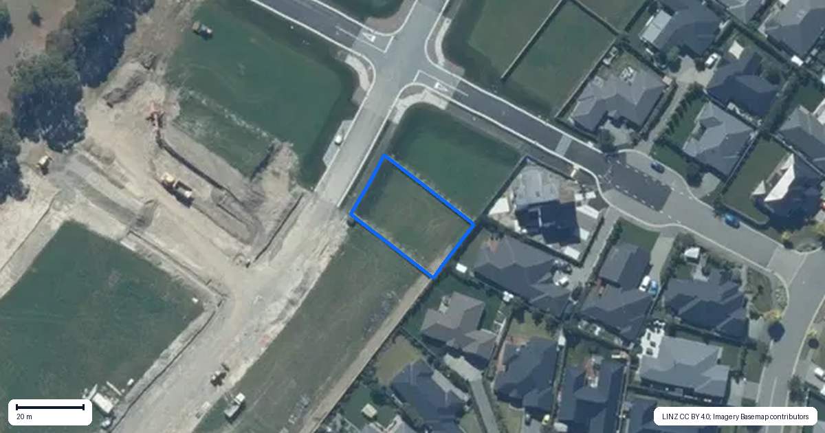 Property context map for 20 Bridgehampton Drive, Prebbleton