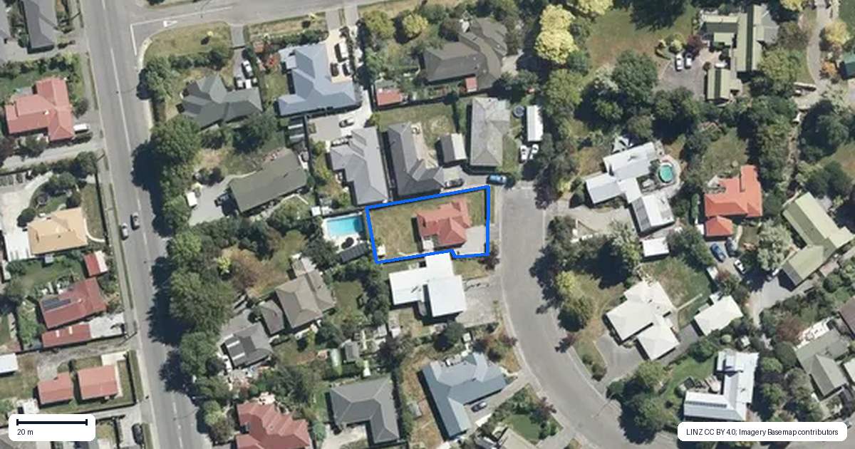 Property context map for 47A Parkhouse Drive, Rangiora