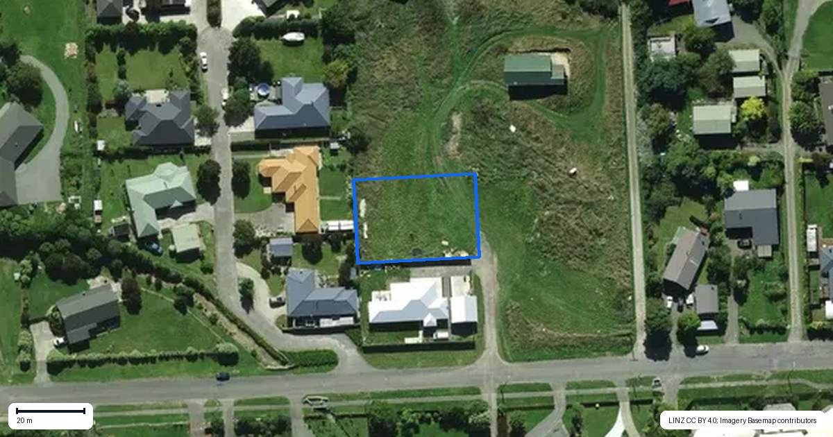 Property context map for 1 Josephine Way, Amberley