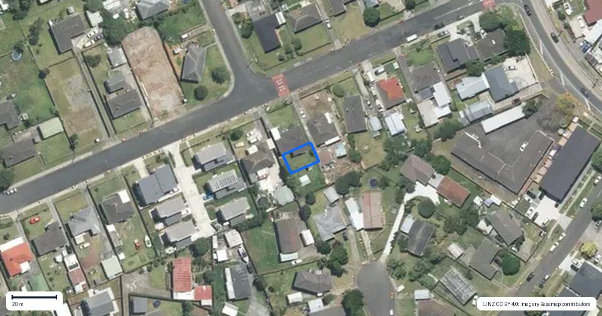 Property context map for 10C Healy Road, Manurewa, Auckland