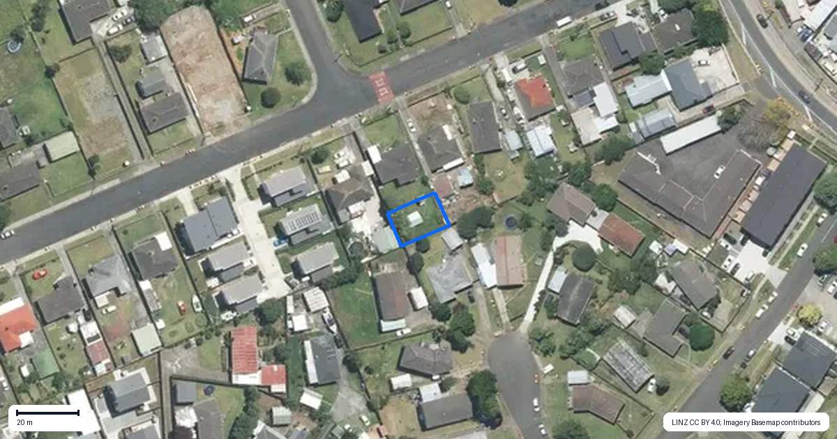 Property context map for 10D Healy Road, Manurewa, Auckland