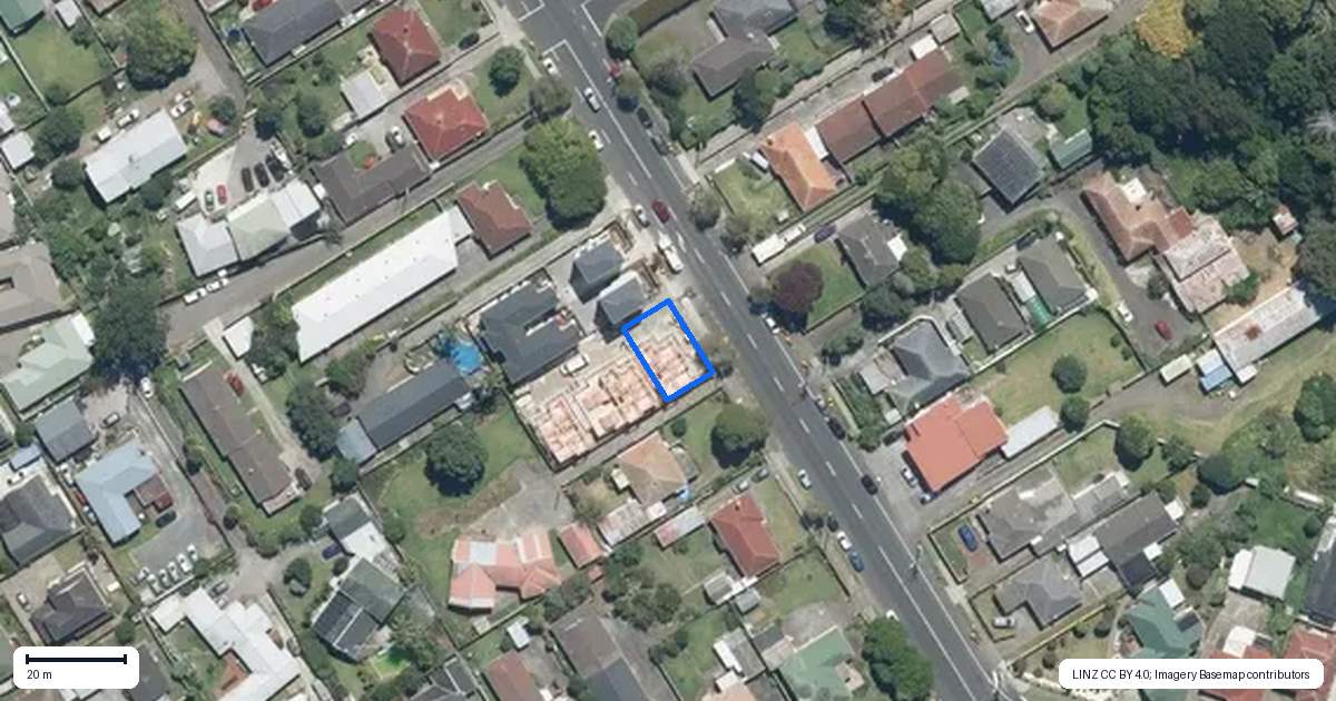 Property context map for 19A Huia Road, Papatoetoe, Auckland