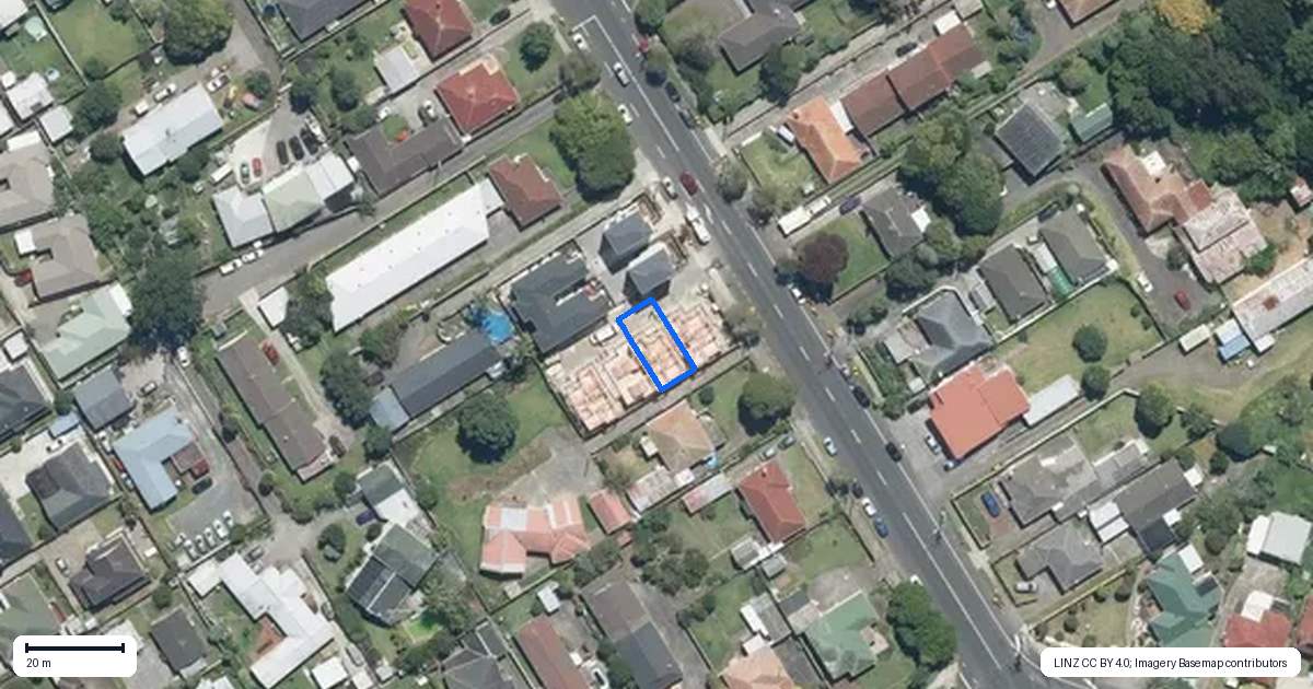 Property context map for 19B Huia Road, Papatoetoe, Auckland