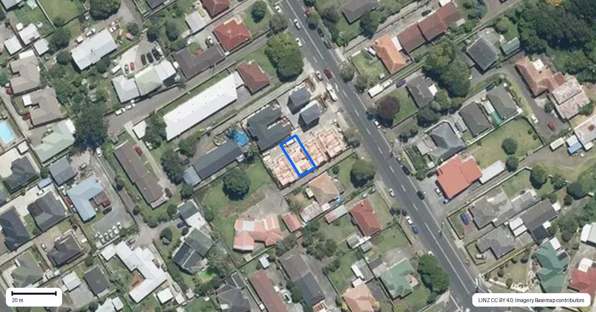 Property context map for 19C Huia Road, Papatoetoe, Auckland