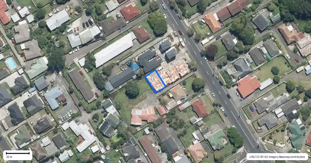 Property context map for 19D Huia Road, Papatoetoe, Auckland