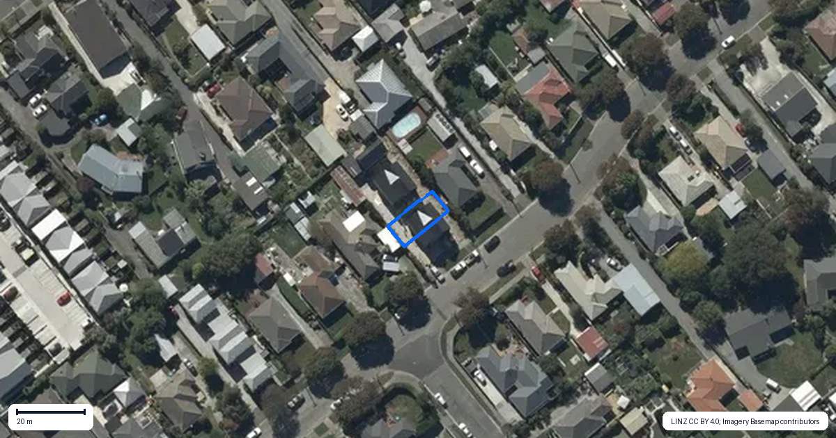 Property context map for 2/73 Rahera Street, Spreydon, Christchurch