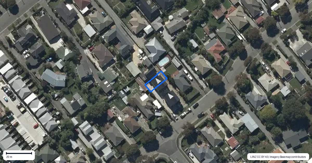Property context map for 4/73 Rahera Street, Spreydon, Christchurch