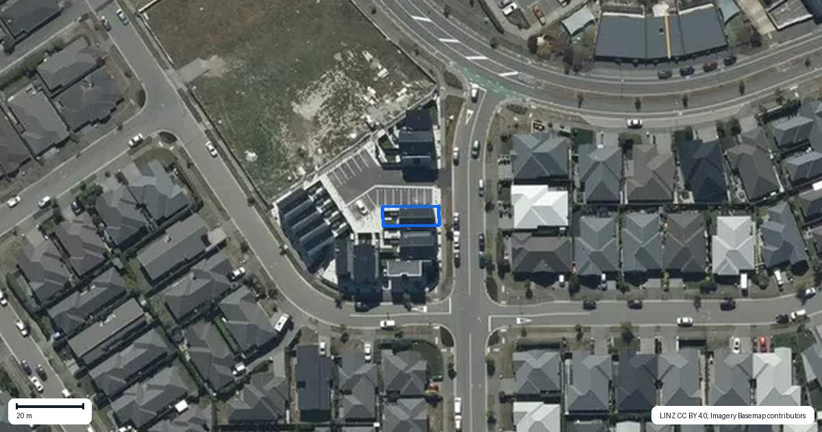 Property context map for 8 Valiant Street, Wigram, Christchurch