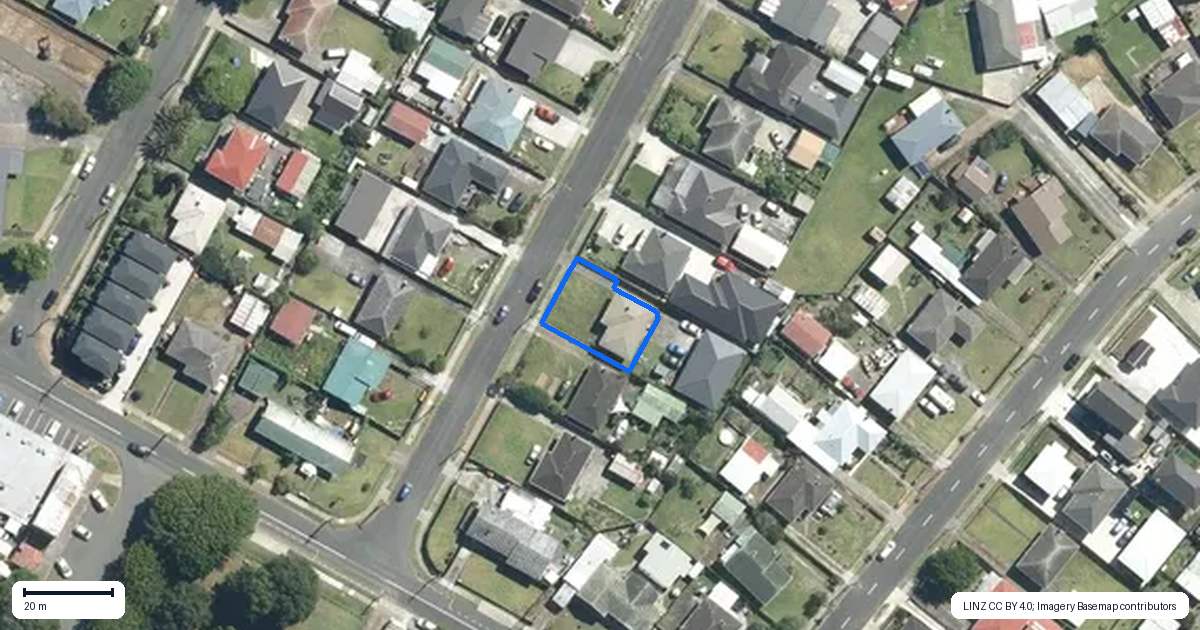 Property context map for 34 Cheviot Street, Mangere East, Auckland