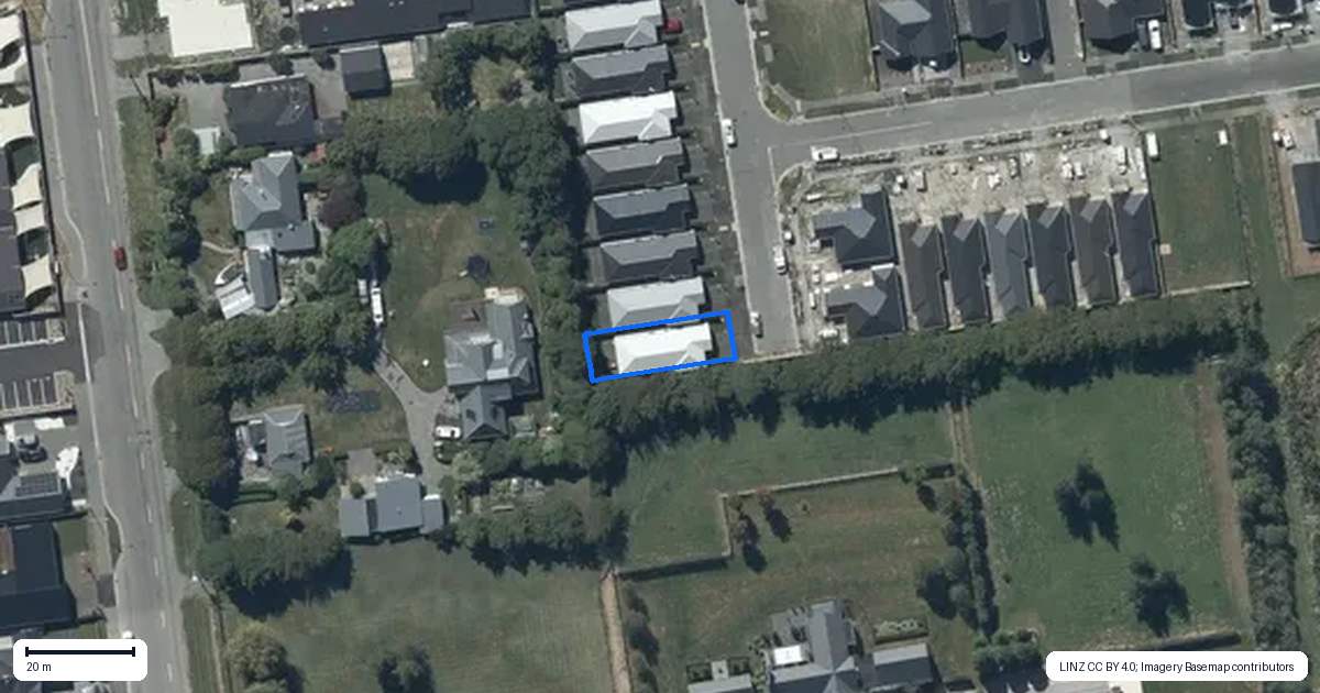 Property context map for 36 Perks Drive, Halswell, Christchurch
