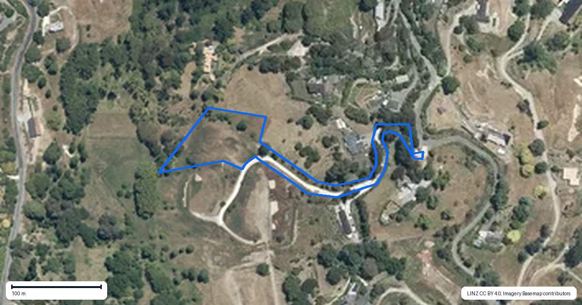 Property context map for 244 Durham Drive, Havelock North