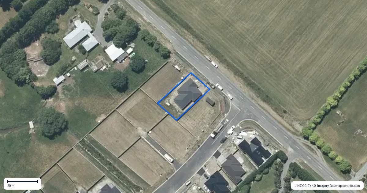 Property context map for 74 Smithfield Road, Elgin, Ashburton