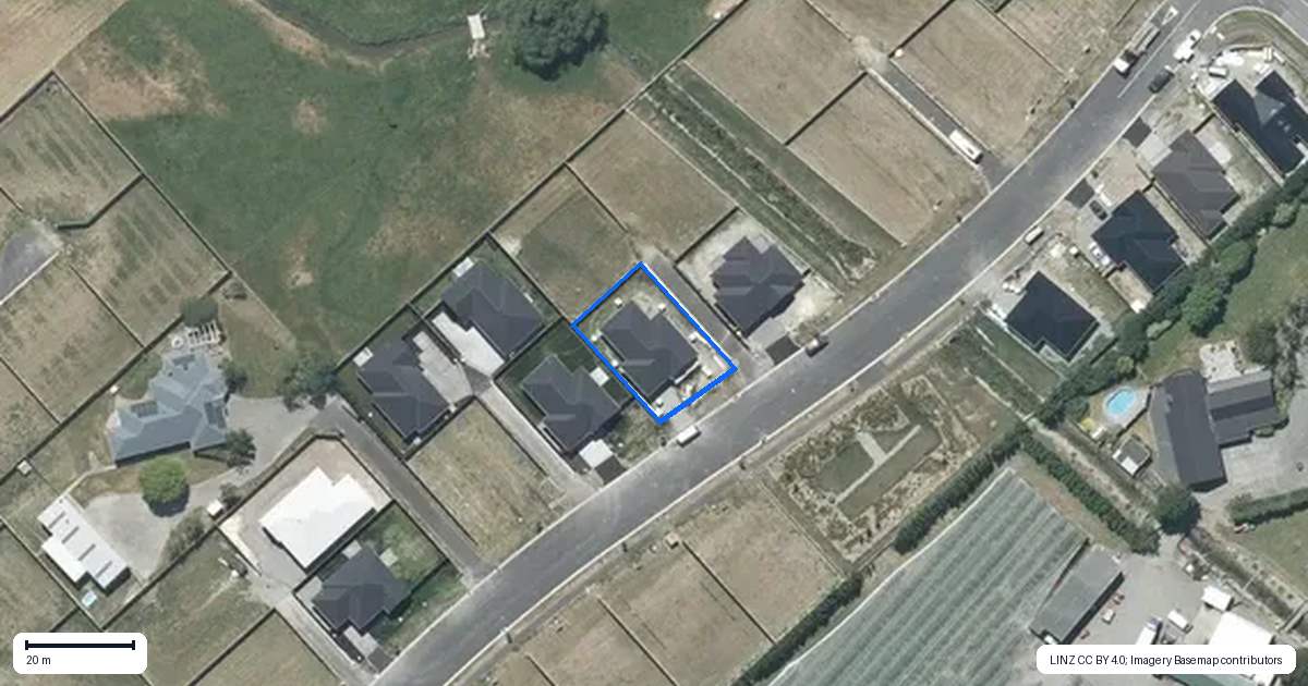 Property context map for 14 Morrison Avenue, Elgin, Ashburton
