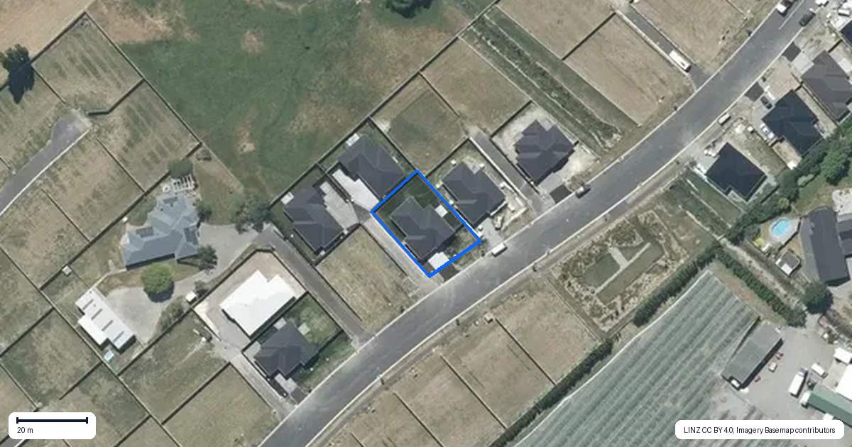 Property context map for 16 Morrison Avenue, Elgin, Ashburton