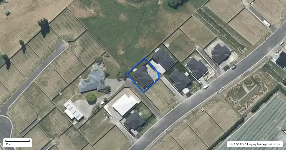 Property context map for 18B Morrison Avenue, Elgin, Ashburton