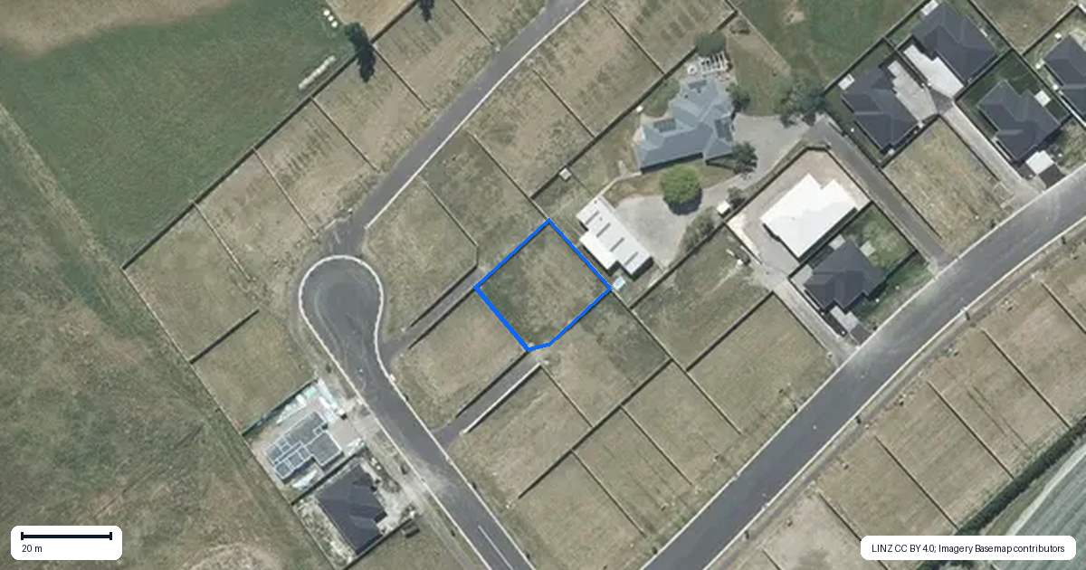 Property context map for 6B Potters Place, Elgin, Ashburton