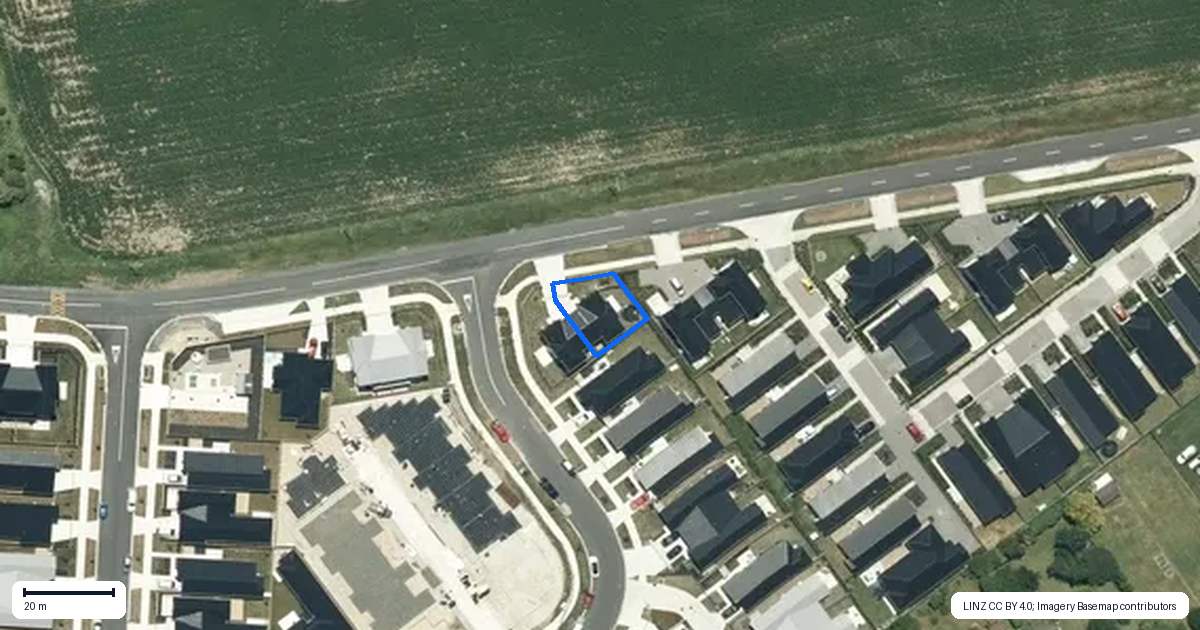 Property context map for 36 Washer Road, Horotiu, Hamilton
