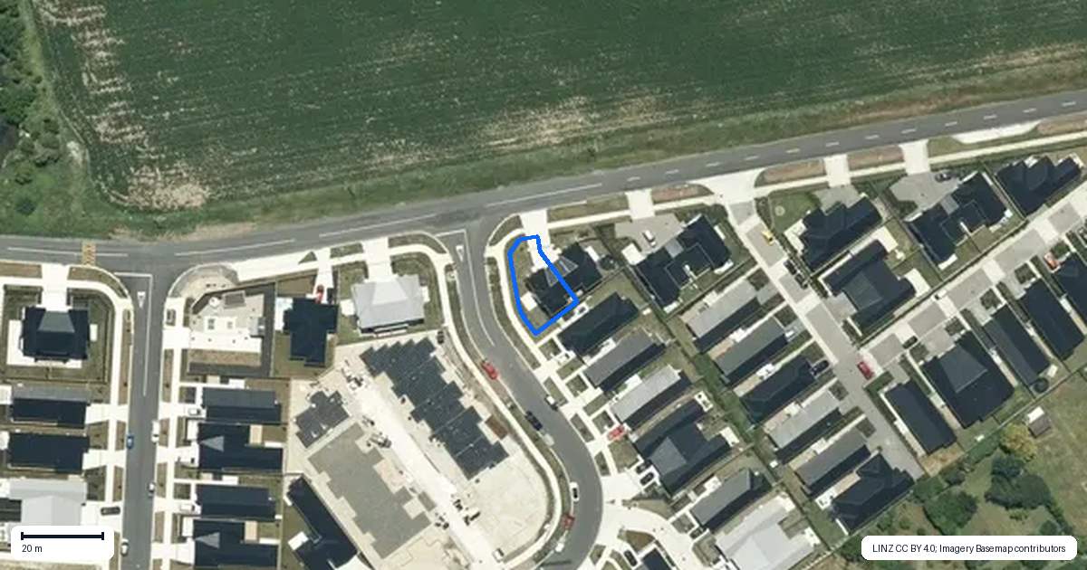 Property context map for 34 Washer Road, Horotiu, Hamilton