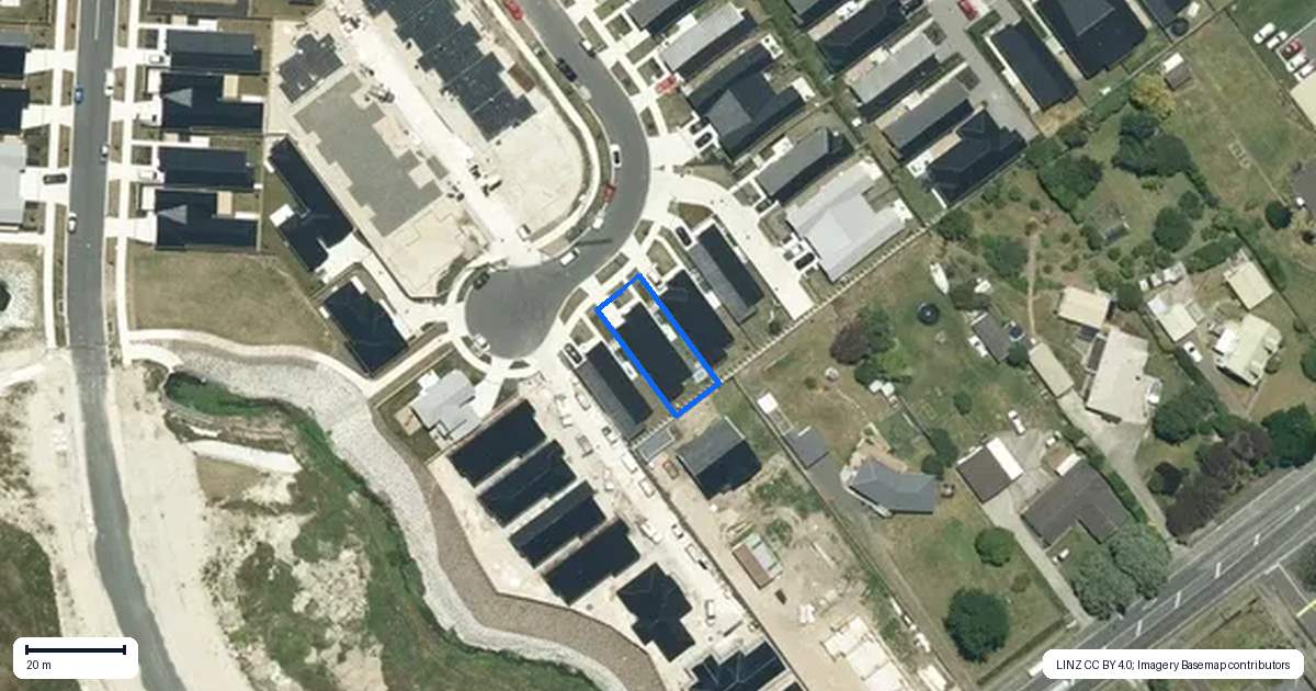 Property context map for 23 Rongo Close, Horotiu, Hamilton