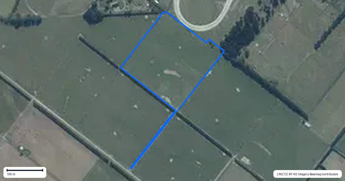 Property context map for 82C Rossendale Road, Rolleston